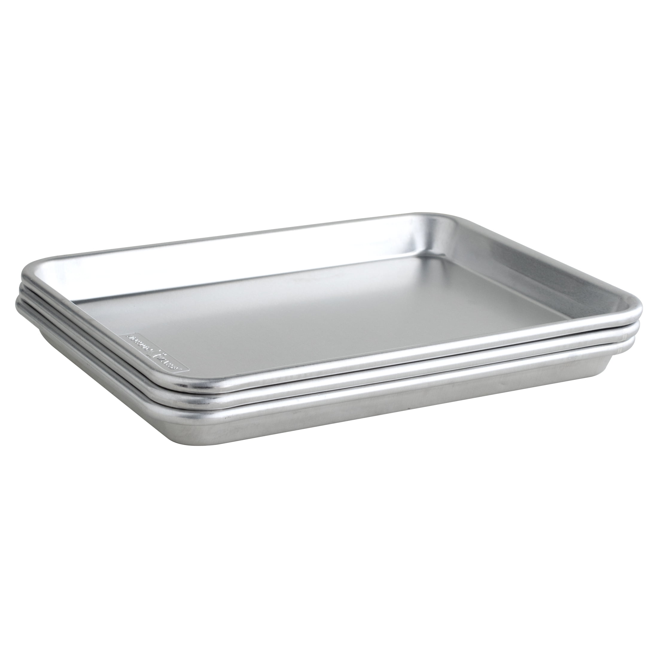 Nordic Ware Naturals Aluminum Quarter Sheet & Half Sheet Baking Pan Set, Silver, Size: 17.9 inch x 12.9 inch