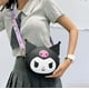 thumbnail image 5 of Bolso bandolera negro y morado Anime bandolera bolso de mano para niñas y niños, 5 of 5