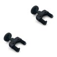 thumbnail image 2 of Cateissary Hanger Stand Portable Rustproof Wall-Mount Holder Display Rack Nylon Wear-resistant Instrument Bass Hook Electric Musical Guitar Como se muestra 2piezas, 2 of 5