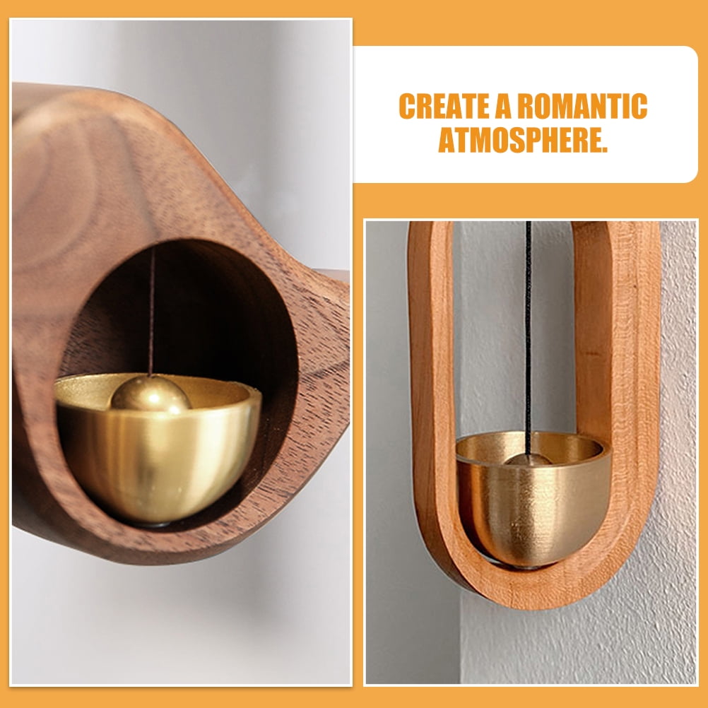 EXHUMKY 2-Pack Metal Door Bells with Trigger, Shopkeeper Style, Easy to Install for Home, Office, and Store Use
