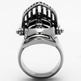 thumbnail image 2 of Anillo Color Plata Para Hombres de Acero Inoxidable Escudo de Cruz, 2 of 5