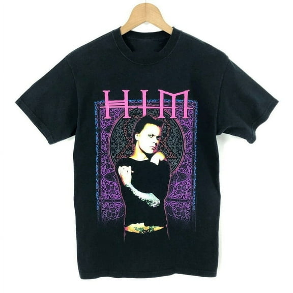 Him Band T-Shirt Us Tour 2006 Front Side Black All Size Shirt AM120