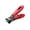 Red, variant on Stainless Steel Angled Head Nail Clipper Wide Jaw Opening Design Efficient Fingernail Toenail Trimmer For Thick Nails