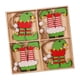 thumbnail image 4 of Colgante de árbol de Navidad pintado, 12 piezas, colgante de Navidad de madera, adornos de madera de Navidad Payaso, 4 of 9