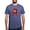 Heather Blue, variant on - A Product Of Washington DC T Shirt - Mens Tri-blend T-Shirt