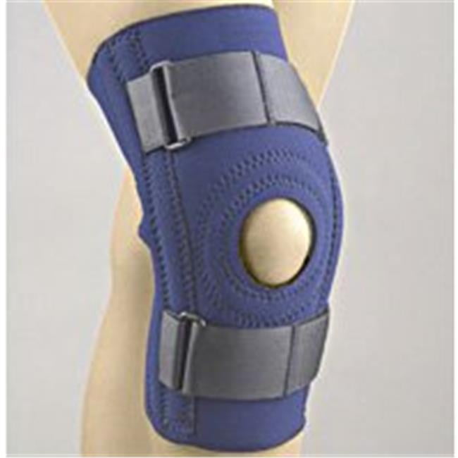 FLA Orthopedics 37103LGBLK Safe T Sport Stabilizing Knee Support