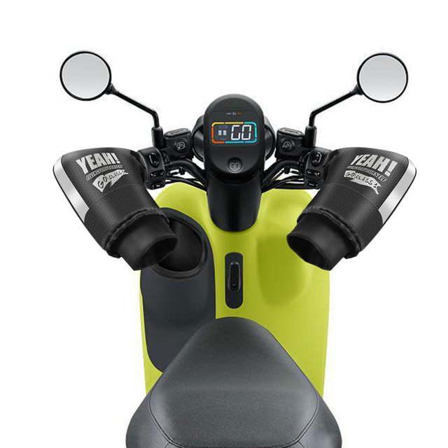 Guantes para manillar de motocicleta, cubierta suave a prueba de viento para mango, orejeras para ATV para clima frío, motocicleta, Scooter, moto de , SÍ Impreso, l shamjiam Manoplas de manillar
