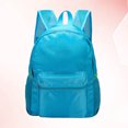 thumbnail image 2 of EeaseCA Outdoor Diamond Grid Pattern Backpack Travel Foldable Packsack Portable School Bag for Camping Hiking Picnic(Blue), 2 of 7