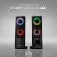 thumbnail image 2 of Bocinas Acteck ELANT BRICK AS450 Alámbrica USB 3.5mm Iluminacion Led Negro AC-935258, 2 of 5