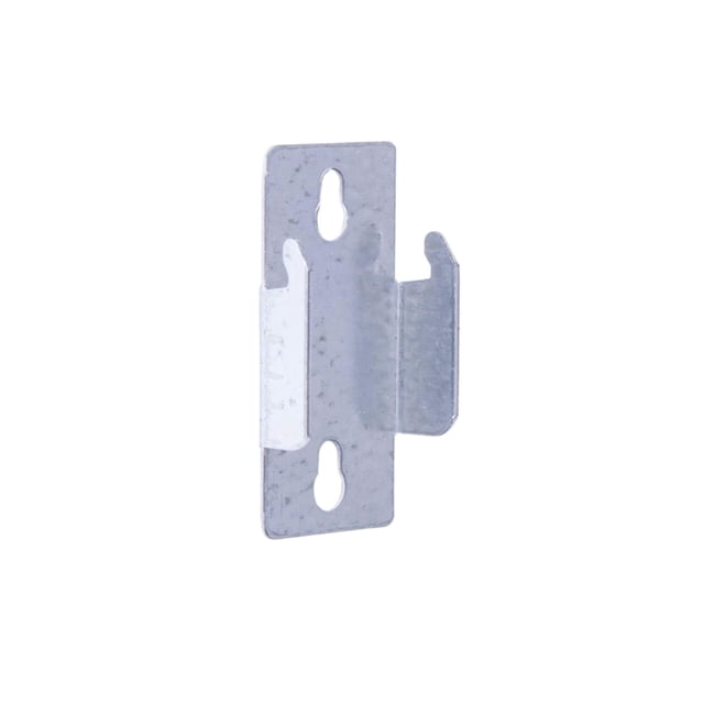 Soporte para barra de cortina Kenney Silver Lockseam, doble
