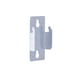 thumbnail image 1 of Soporte para barra de cortina Kenney Silver Lockseam, doble, 1 of 2