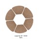 thumbnail image 3 of Manteles individuales redondos Matsuzay multicolor 48*33 CM HA082804-03, 3 of 6