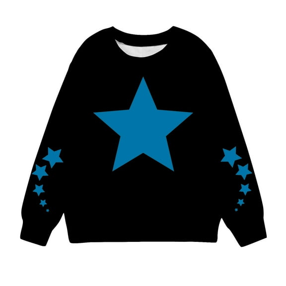 Babcutegg Kids Girls Sweatshirts Warm Casual Fashion Pullover Fall and Winter Outfit for Girls Black Size 3