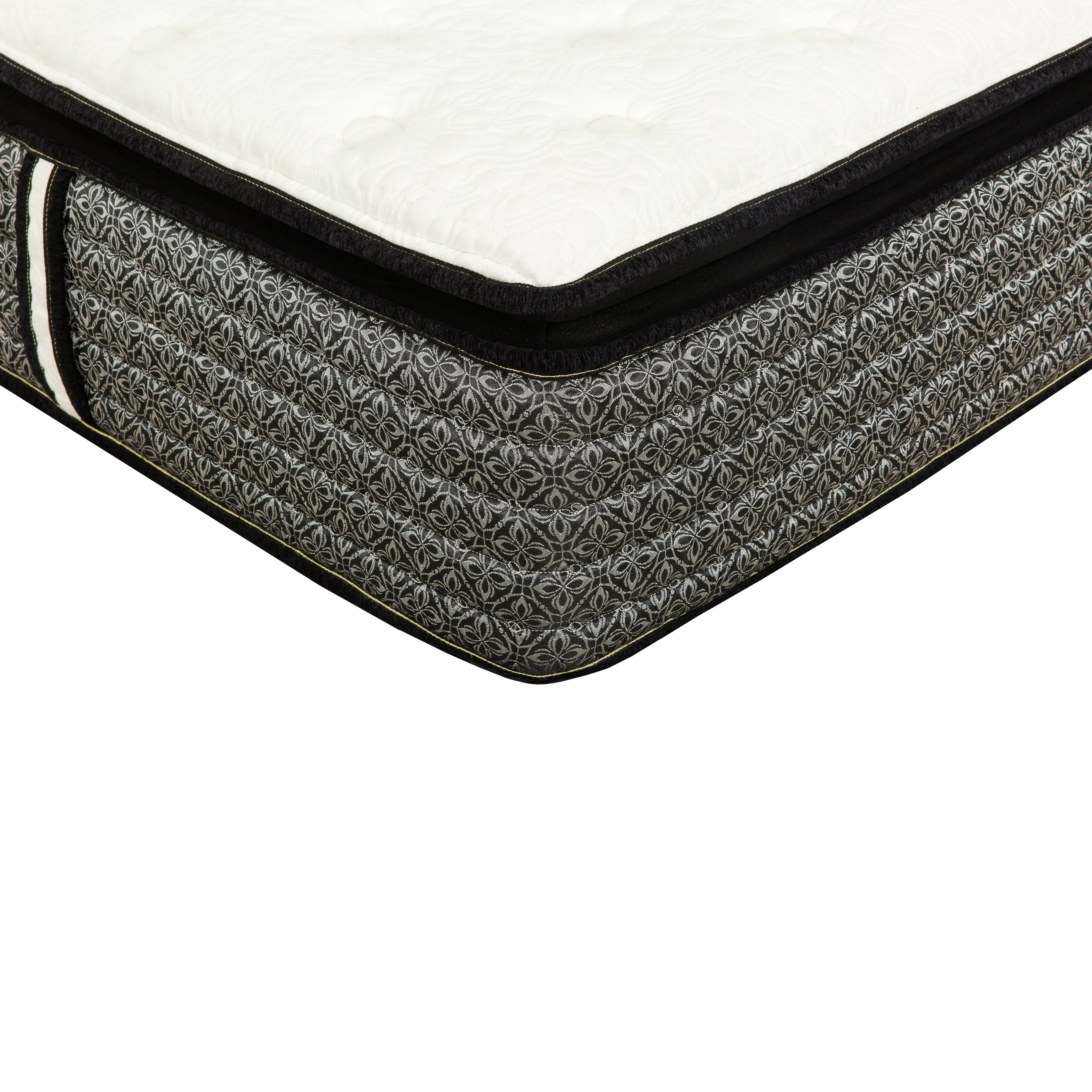 14 in. King Size Pocket Coil Hybrid Mattress, Euro Top Gel Memory Foam Mattress in a Bed