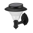 thumbnail image 1 of Bewildely Portable 8 LED montado en la pared con energía solar al aire libre valla de jardín lámpara decorativa paisaje luz Iluminación y accesorios Negro Bewildely HA025927-01, 1 of 6