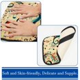thumbnail image 3 of Musical Note Soft Furry Printed Car Armrest Cover Pad 12.5x8.2 Inch for Comfort and Style, 3 of 6