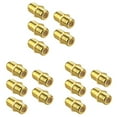thumbnail image 1 of 5Pcs Coaxial Cable Connector, RG6 F-Type Gold Plated Adapter, 1 of 6