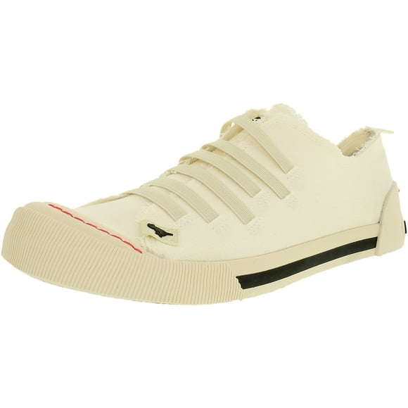 Rocket Dog Women's Joint 8A Canvas Off White Ankle-High Fabric Fashion Sneaker - 6M