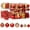 Red & Gold, variant on Alupssuc 106ct Christmas Balls Ornaments Set, Colorful Shatterproof Plastic Decorative Baubles for Xmas Tree Decor, Red & Gold