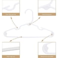 thumbnail image 2 of ACSTEP 40 Pack Kids Hangers Plastic,Toddler Baby Clothes Hangers,11.4 Inch, White, 2 of 7