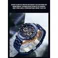 thumbnail image 6 of RUIGE large dial multifunctional men's watch stainless steel men's waterproof trendy watch, 6 of 7