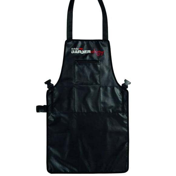 Delantal de Barbero BabylissPro Barberology Negro Repelente al Agua
