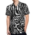 thumbnail image 4 of High Quality Hawaiian Shirts for Men Short Sleeve Aloha Beach Shirt Floral Summer Casual Button Down Shirts Blouses 9TA6NR, 4 of 7