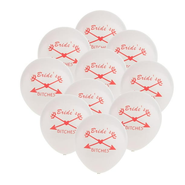 10 Unids Globo de Látex Ave Adorno para Casamiento Party Blanco BLESIY Globo de látex divertido