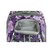 Eastsport Unisex Diamond Expandable Recycled Backpack, Hibiscus Edge