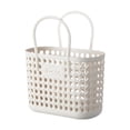 thumbnail image 1 of Organizador de canasta de cadidos de Organizador de desagüe hueco de Multifunción Shower Tote Almacenamiento para el Beige pequeño, 1 of 8
