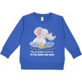 thumbnail image 2 of Inktastic My Grandma Loves Me to the Moon and Back Elephant Family Toddler Sweatshirt, 2 of 4
