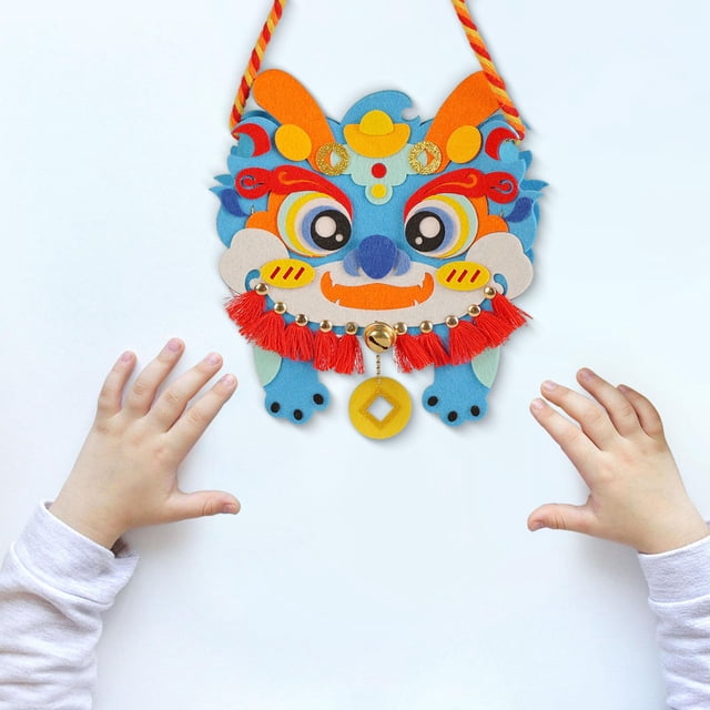 Kits de bolsas DIY Dragon Boat Festival, bolsa de almacenamiento hecha a mano, Material creativo para bolsas de costura DIY, Material para bolsas de Azul