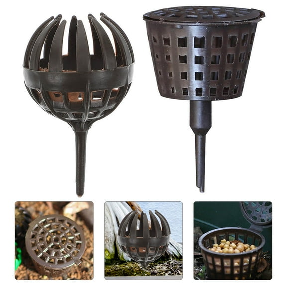 ibasenice 20 Pcs Slow Release Fertiliser Baskets Plastic Gardening Accessories Protect from Animals and Wind
