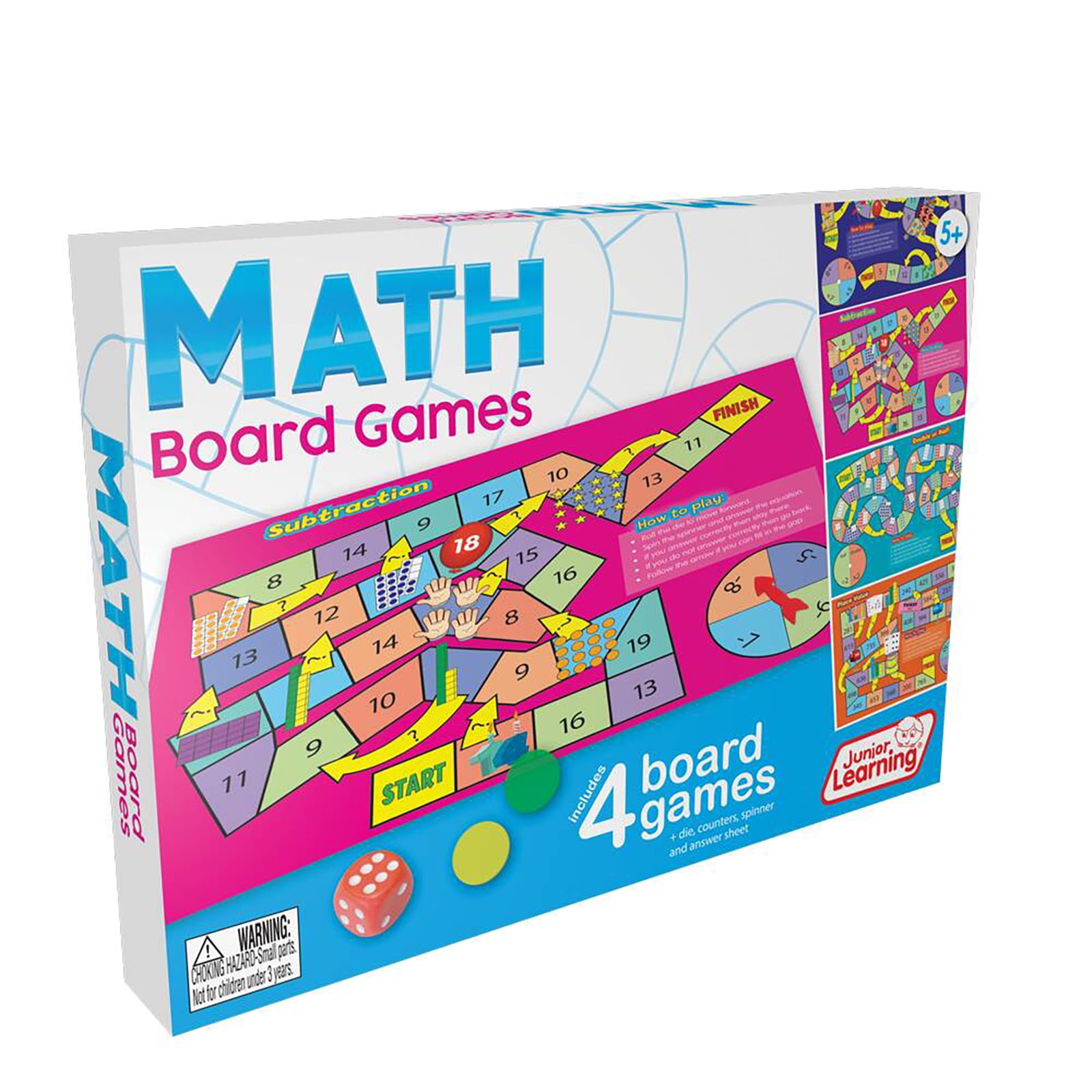 Junior Learning Math Learning Educational Board Games - Walmart.com