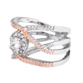 thumbnail image 5 of Xihbxyly Anillos Cilíndricos de Diamantes de Moda para Mujer, Anillos Finos, Tallas 6/7/8/9/10, 5 of 5