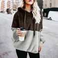 thumbnail image 2 of asdoklhq Womens Plus Size Tops Clearance,Women Hooded Sweatshirt Winter Warm Pocket Pullover Blouse Shirts, 2 of 6