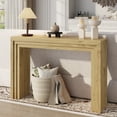 thumbnail image 6 of Laintene Natural Entryway Table, 43" Modern Console Table with Storage, Narrow Sofa Table Behind the Couch, Accent for Living Room, Hallway Foyer, Entrance, 6 of 10