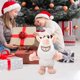 thumbnail image 3 of Navidad Dibujos Animados Pequeño Cerdo Blanco Peluche Lindo Suave Superficie Muñeca Juguete Para Niños Habitación Sofá Ventana Sweethay HA047028-02, 3 of 6