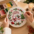 thumbnail image 3 of Christmas Needlepoint and Embroidery Craft Kit Featuring Classic Seasonal Motifs and Premium Threads, 3 of 3
