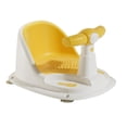 thumbnail image 2 of Bath Seat,baby shower chair tub bathtub toddler,suction cups seats hot tubs infants bath seat,shower chair toddler Portable Child Bathtub Seat,Sit Up Chair Infant Child Toddler Kids Yellow White Sunnimix Asiento de baño, 2 of 8
