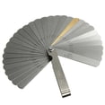 thumbnail image 1 of Cuña de calibre de espesores, cuña de válvulas, espesores mecánicos, 32 cuchillas que marcan micrómetro métrico imperial para medir el ancho del espacio Válvulas de bujía del motor LingWen 8390611019761, 1 of 1