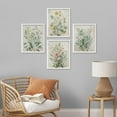 thumbnail image 3 of PixonSign Framed Wall Art Vintage Floral Bouquets Prints, Set of 4 Nature Wildernes Paintings, Rustic Retro Wall Décor, Wildflower Plants Adhesive Canvas Poster for Home Decor - 8"x10" White, 3 of 5