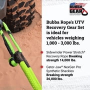 Bubba Rope 5/8 Inch X 20 Ft. Green Eye Off-Road Utv/sxs Gear Set