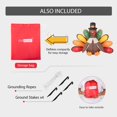 thumbnail image 4 of VIVOHOME 5ft Height Thanksgiving Inflatable LED Lighted Turkey with Hat Blow up Outdoor Lawn Yard Decoration, 4 of 4