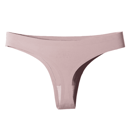 Fulorrnie Underwear for Women Comfort Hipster No Show Breathable Panty Sport Seamless Bikini Banded Waist Panties Khaki L