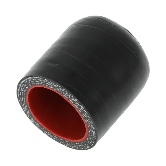 1" 25mm ID 4-ply Polyester Silicone Rubber Hose End Cap for Coolant Turbo Bypass Valve Vacuum 5mm 30mm Black Outside and Red Inside