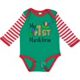 thumbnail image 3 of Inktastic My 1st Mardi Gras with Mask Boys or Girls Long Sleeve Baby Bodysuit, 3 of 5