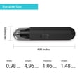 thumbnail image 5 of Upgraded Nose Hair Trimmer for Men, Professional Painless Nose Hair Remover for Men and Women, Electric High-speed Rotating Waterproof Stainless Steel Nose Hair Trimmer, Black, 5 of 6