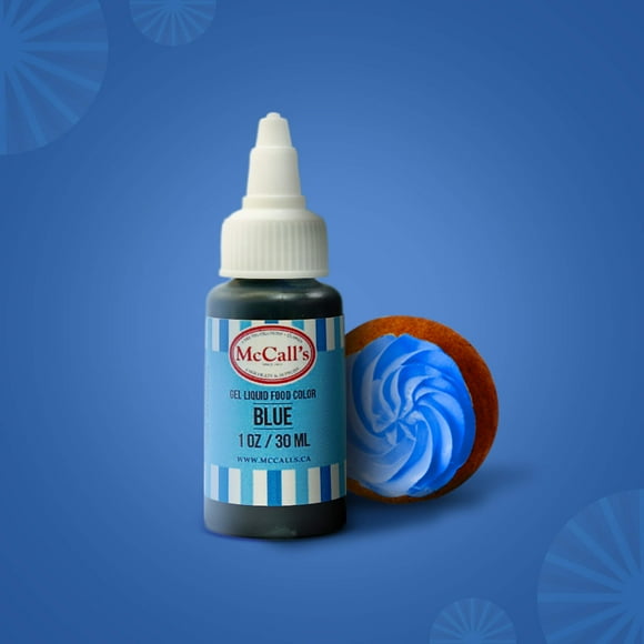 GEL LIQUID FOOD COLOR BLUE 30ml, 1oz