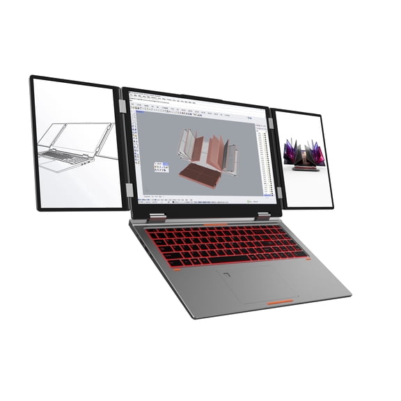 Core three-screen laptop face recognition   support dual graphics card